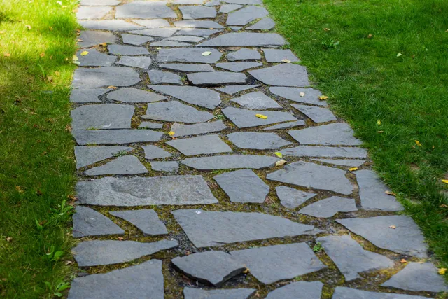 Flagstone walkway in Prescott, AZ